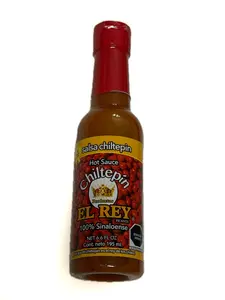 Salsa Chiltepin El Rey 195 ml | El Rey Chiltepin Hot Sauce, 6.6 fl oz (195 ml) – Mexican Hot Chili Sauce