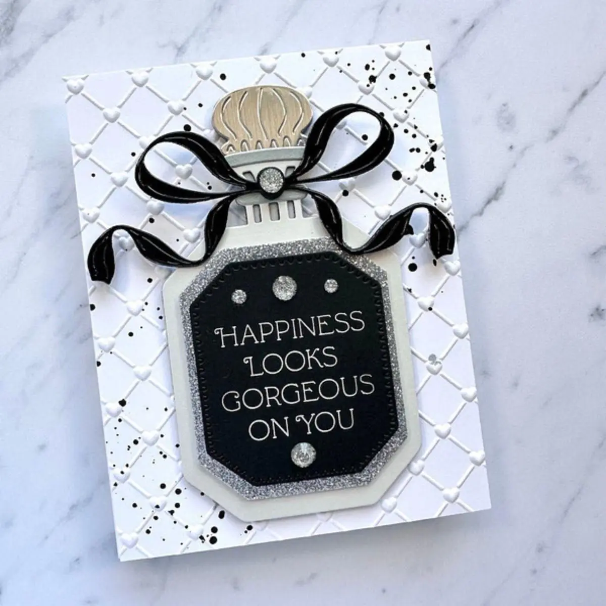 Cross My Heart 3D Embossing Folder