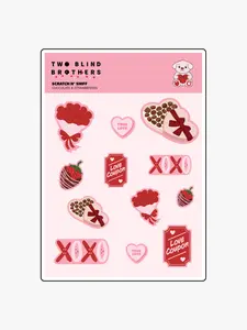 Scratch & Sniff Chocolate & Strawberries Stickers