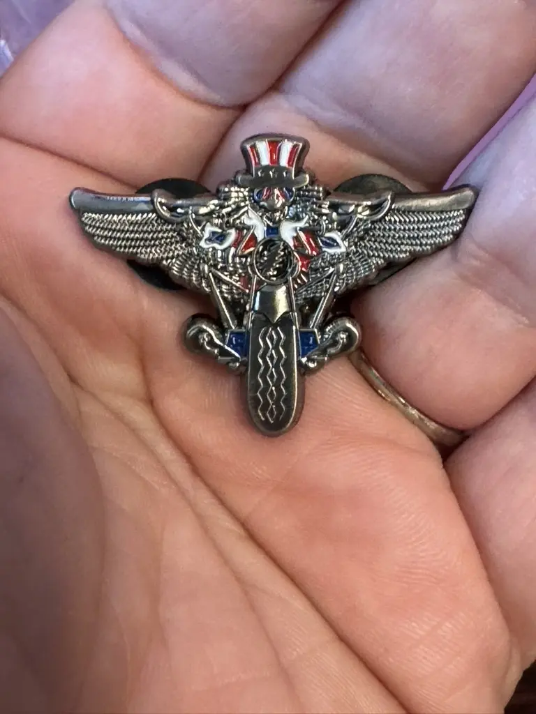 Grateful Dead US Blues Cycle Sam Enamel Pin