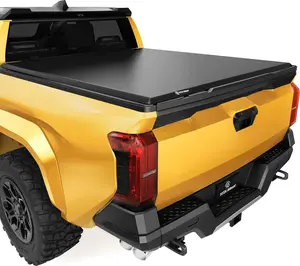 5 ft Bed Soft Tri Fold Truck Bed Tonneau Cover Compatible with Toyota Tacoma 2024 2025 (Excl. Trail Edition) 5 ft Bed Soft Tri Fold Truck Bed Tonneau Cover Compatible with Toyota Tacoma 2024 2025 (Excl. Trail Edition)