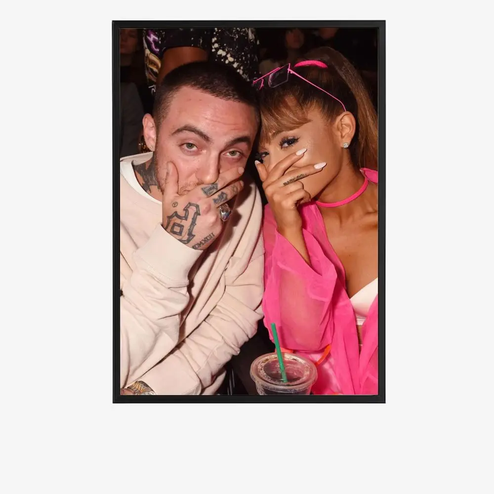 Mac Miller Music Couple Poster – Hip Hop & Pop Culture Wall Art, Trendy Rap & Pop Icon Print, Aesthetic Home Decor Poster, Iconic Moments, Music Legends For fans of Mac Miller