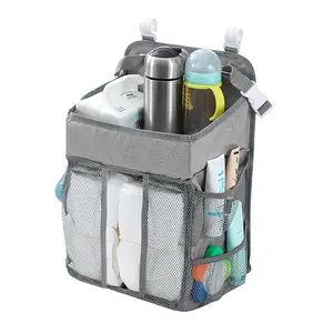 Baby Bedside Hanging Bag, Multi-functional Diaper Storage Bag, Lightweight Diaper Handbag, Baby Bed Front Storage Hanging Bag