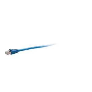 C2G C2G43728 7ft (2.1m) TAA-Compliant F-Series Cat6 Snagless Shielded (STP) Network Cable - Blue