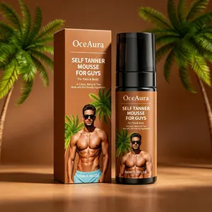 Natural Moisturizing Tanning Mousse (100ML), Outdoor Hydration, Essential for Sun Bath, Achieve Tan Skin, Brightening and Nourishing Mousse