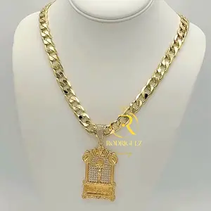 Rodriguezjewerly # 506 Necklace (10mm)# 2559 Pendant