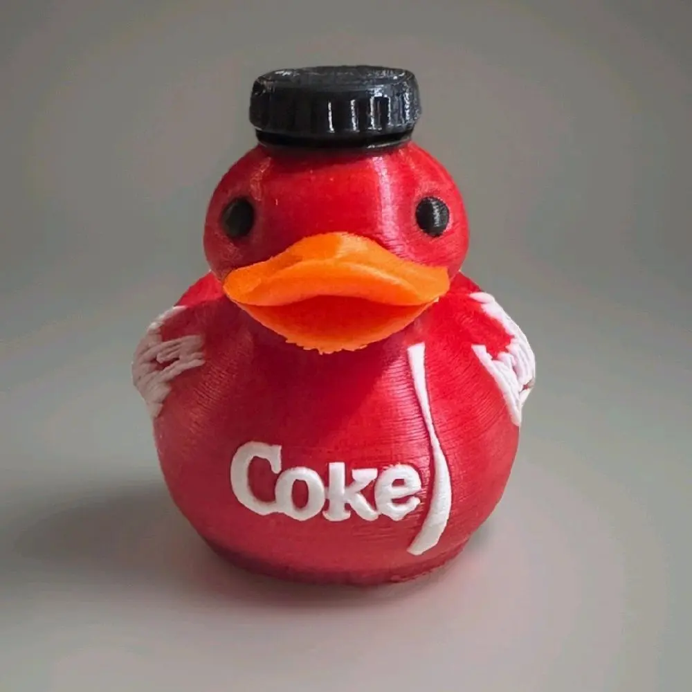 3D Printed Coke Duck Collectible Figurine, Novelty Collectables for Collectibles Enthusiasts, Collectible Figurines