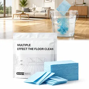 100-Piece Multi-Surface Floor Cleaner Tablets - Water-Soluble Dissolvable Sheets for Mopping Hardwood, Luminate, Tile, and Vinyl Floors