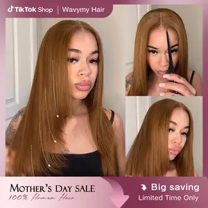 Wavymy Trendy Layered Cut 90's Inspired Pre-bleached Wear Go Glueless Wigs 250% Density Straight 7x5 HD Lace Closure 100% Human Hair#SummerVibes