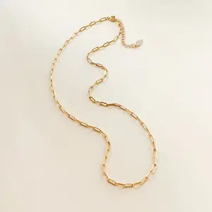 Themis Link Chain Necklace - Gold