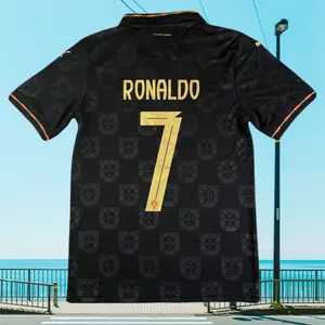 2026 No. 7 Ronaldo Black Special Edition Short-Sleeve Soccer Jersey