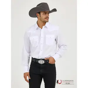 WRANGLER WHITE CLASSIC FIT SHIRT -75221WH