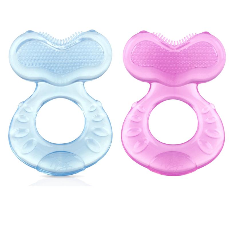 P Teether Silicone Teethe-eez Teether with Bristles, Hygienic Case, Super soft ...