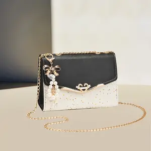 Shimmering Sequin Glitter PU Leather Shoulder Bag with Flap Design and Adjustable Chain Crossbody for Women - Perfect for Carnaval and Music Festivals