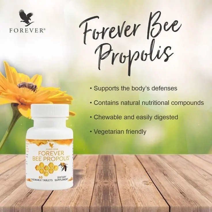 FOREVER BEE PROPOLIS Dietary Supplement - 60 Tablets (Multi Pack) - Daily welness support.