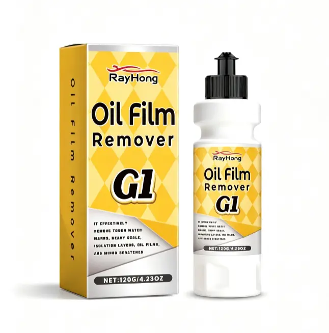 Glass Effective Oil Film Remover for Car, Windshield Oil Film Eraser Wand, Automotive Glass Window Oil Film Cleaning, Roll-on Glass Compound Removes Oil Film & Smudges, Universal Car Glass Oil Film Residue Remover for Car Windshields