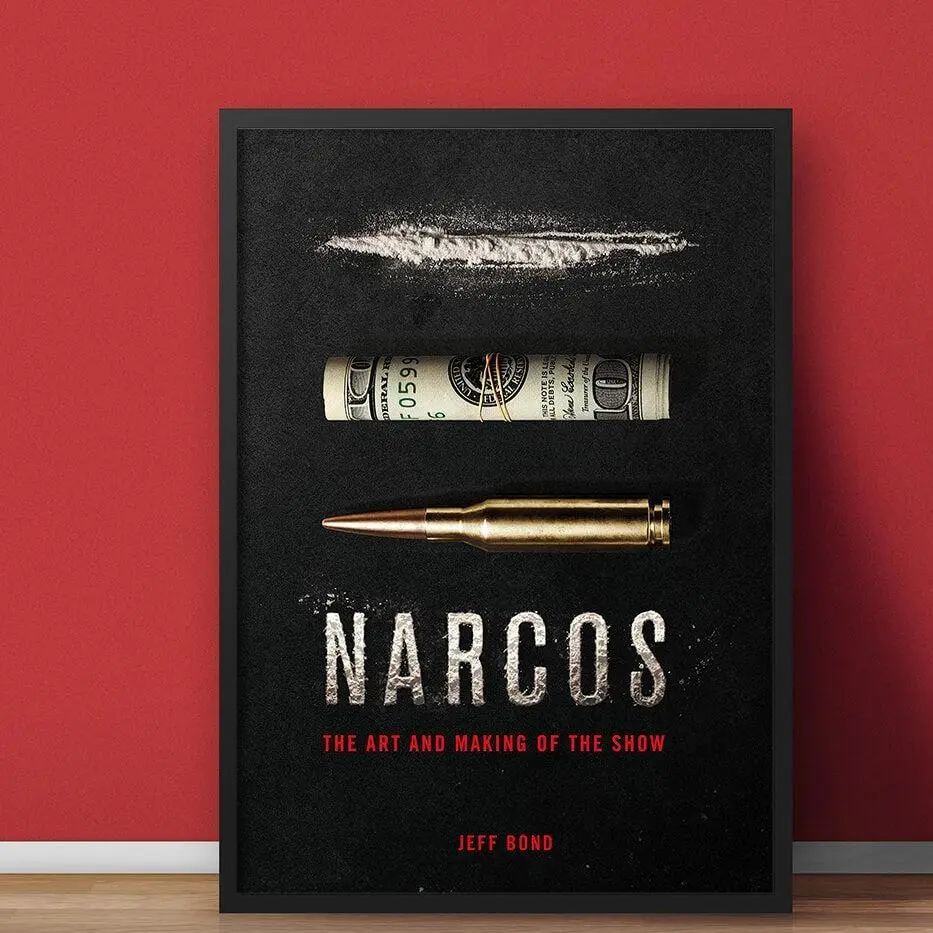 Netflix Narcos Cash & Bullet Movies Poster Wall Art Decor