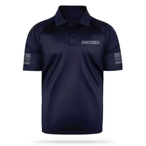 [CONSTABLE] Men's Performance Polo [NVY/GRY]