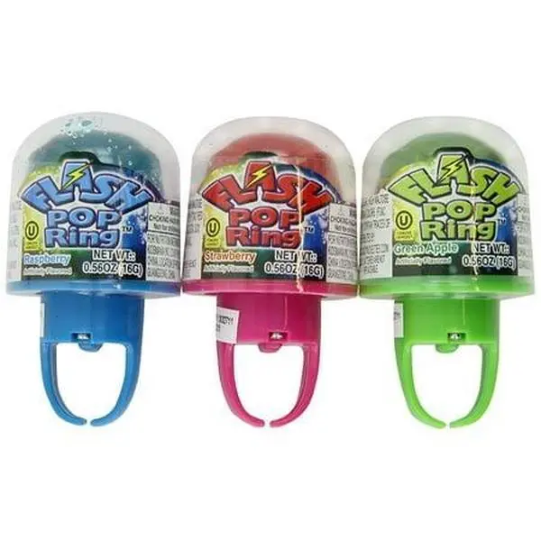 Kidsmania Flash Pop Ring 24 Ct 0.56 Oz Toy Tray