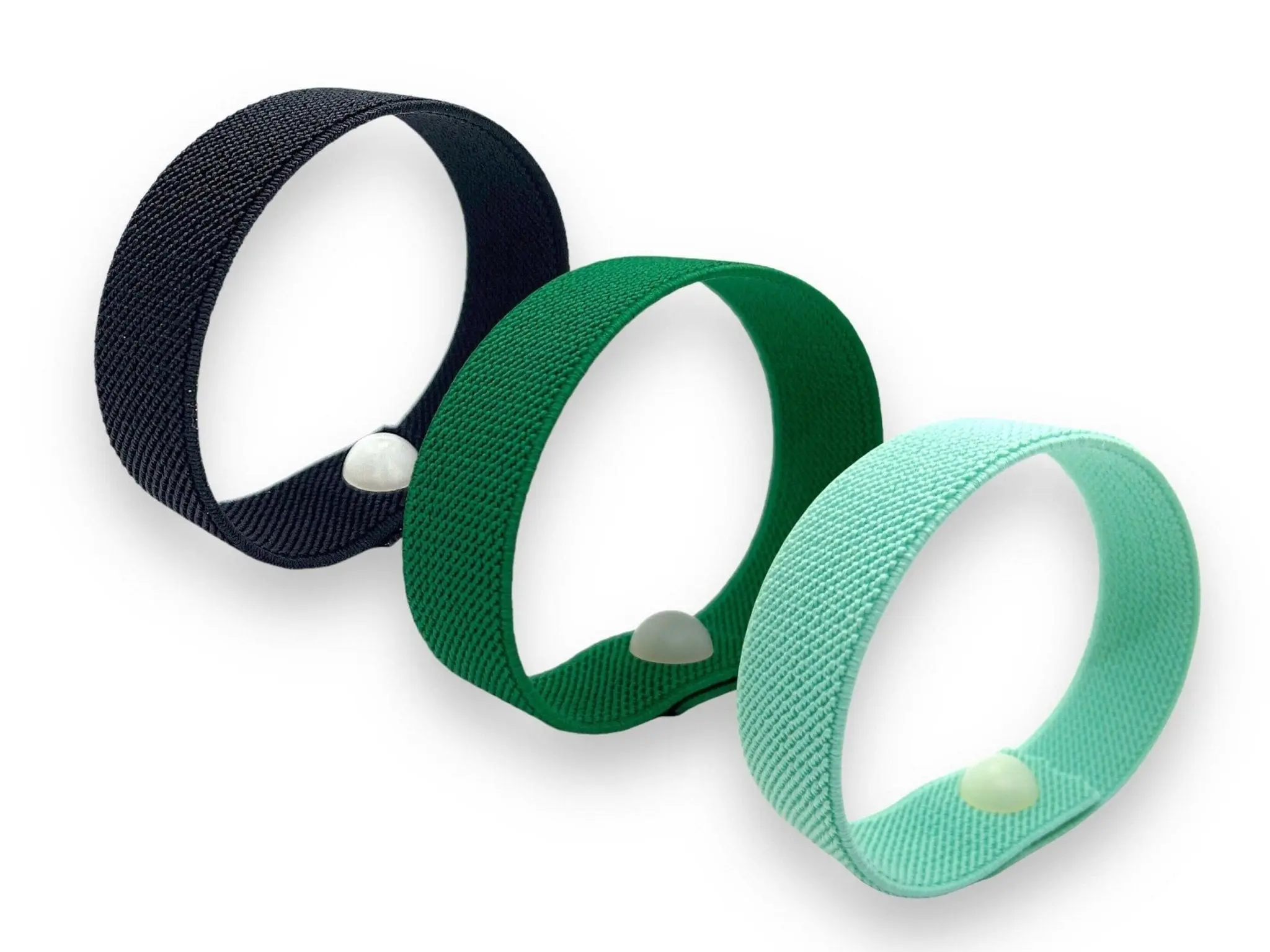 AcuSnap Snap Bracelet for Anxiety Relief and Focus Support - 3 Pack Stretch Bands