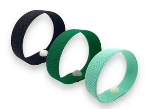 AcuSnap Snap Bracelet for Anxiety Relief and Focus Support - 3 Pack Stretch Bands