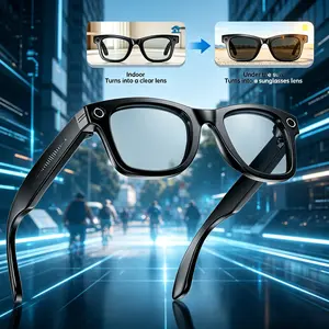 2026 New W610 Ai Smart Glasses, 1080P HD Camera, Bluetooth-compatible 5.4, Dual Mic Enc, Chatgpt Voice Assistant, Real-Time Translator, Waterproof