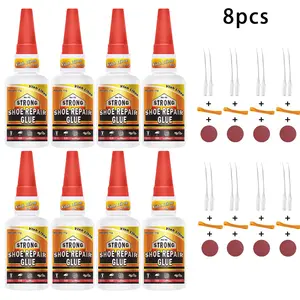 2/4/6/8pcs Shoe Glue Special Shoe Glue Repairer Shoe Glue Athletic Shoe Waterproof Strong Shoe Repair Glue Home Outdoor Repair Tool Fast-Setting