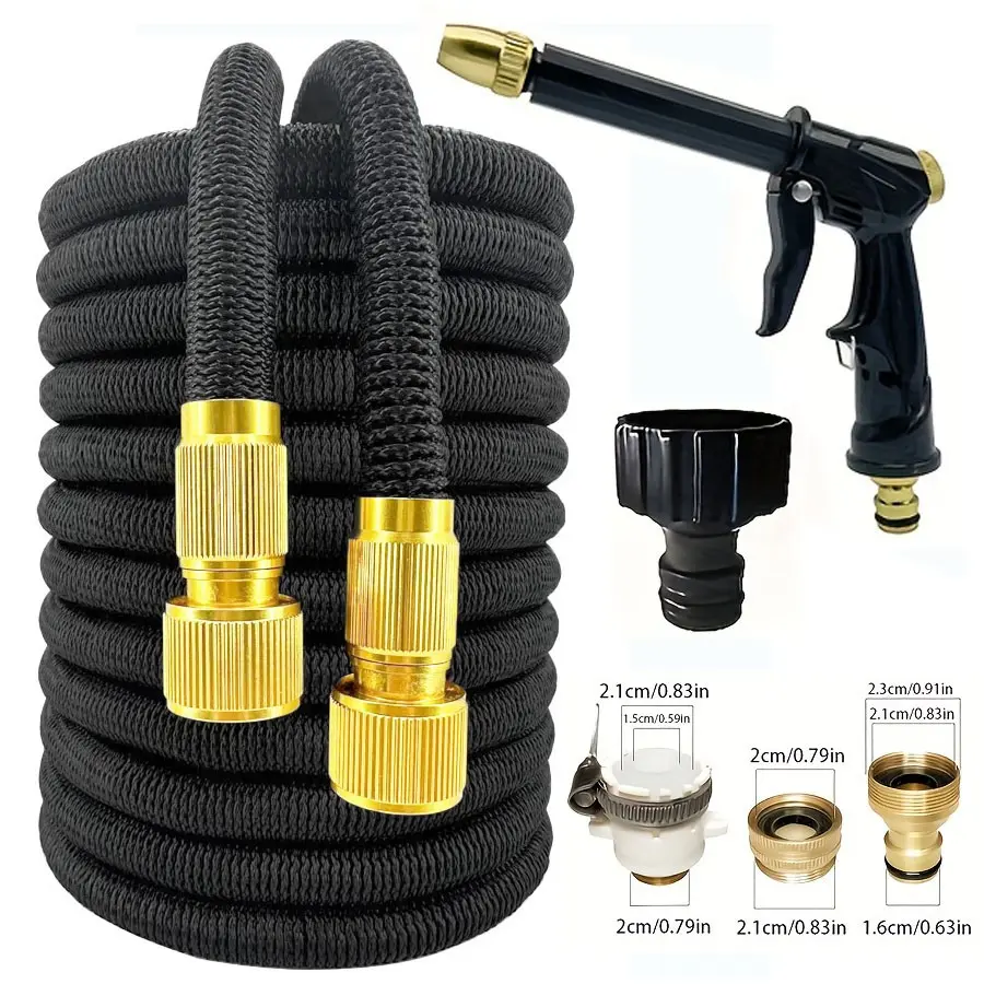 High Pressure Garden Hose, Durable Garden Hose, Expandable Magic Hose For Garden Watering And Cleaning, US3/4 Joint Sprinkler Head, Sprinkler Device, Garden Hose Connector, Waterhose