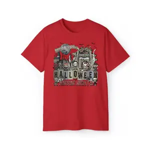 Halloween Horror Nights Universal Studios T-shirt, Scary Movie Tee, Universal Studios Halloween, Halloween Horror Characters tshirt, Classic, Top, Love