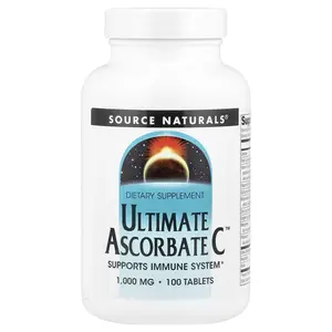 Source Naturals Ultimate Ascorbate C™, 100 Tablets