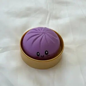 Grape Purple Color Squishy Dumpling Viral Dumplings Bun Trending Stress Relief Toy