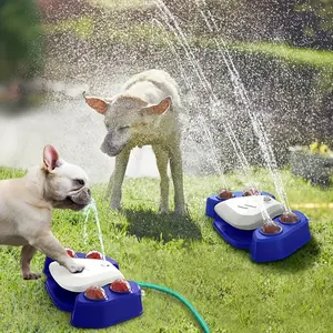 Paw-Activated Dog Sprinkler Toy - Vinyl, Non-Electric Pet Water Fountain for Medium/Large Dogs - Ideal for Outdoor Play & Yard Fun, Perfect Summer Cooling Gift