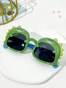 Boys' Fun Dinosaur Glasses, Simple Fashion Versatile Daily Sunglasses, 1 Piece Pack, Perfect for Casual Wear