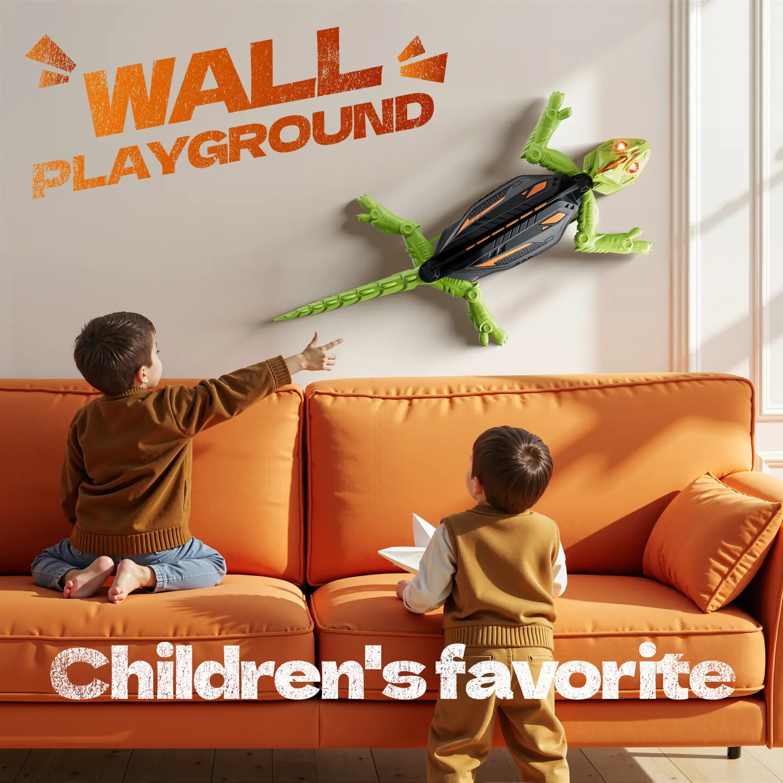 Wall Crawler Gecko Remote Control Toy for Boys Easy to Operate Fun Climbing Gecko Toy for Kids Interactive and Engaging Perfect for Boys