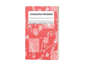 Composition Notebook Graph Ruled 100 pages: Grid Paper 4 x4 - for School, Engineering Work, Drawing & Students