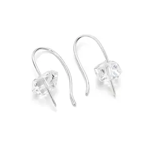 925 Sterling Silver Herkimer Diamond Earrings