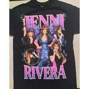 La Diva de la Banda Tee – Full Color Graphic Jenny Rivera  Tee, Full Size, Spanish Quote Shirt, Casual Streetwear Unisex Top, Vintage Mexican Streetwear Unisex Shirt