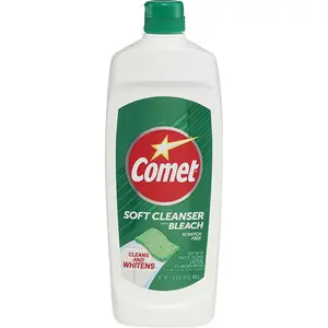 Comet 1014180 24 oz No Scent Soft Cleaner with Bleach Cream, Pack of 12
