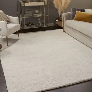 Nourison Handtufted Indoor Modern Shaggy Rug - Cozy, Shimmer, Glam, Soft, Fuzzy Textile Rug, Shaggy Fuzzy Rugs
