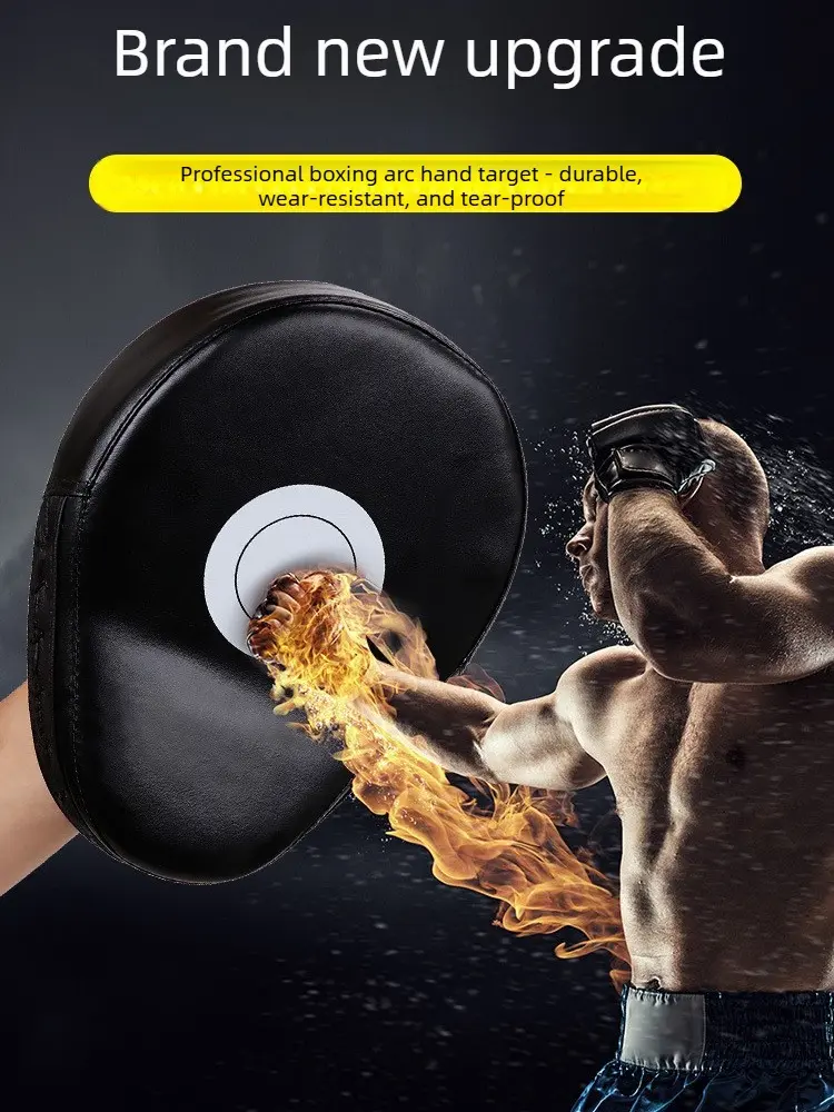 Professional Boxing Punch Mitts Thickened PU Hand Target Shock Absorption Focus Pads for Martial Arts Combat Training