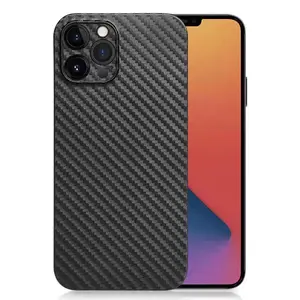 12 Pro Max Carbon Fiber Pattern Ultra-Thin Case