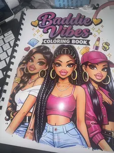 Baddie vibes coloring book
