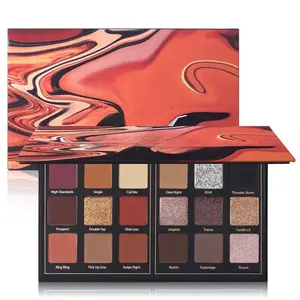 Makeup Matte Eyeshadow Palette Pro Pigmented Shimmer Glitter Eye Shadow Palette, Long Lasting Waterproof Smokey Powder Cosmetics Halloween