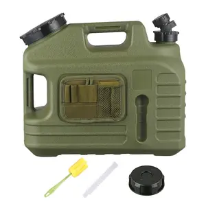 Travel Essentials13L Water Storage Container with Spigot Drinking Water Bucket Large Capacity Water Dispenser Carrier for Vehicle Car CampingOutdoor Gear
