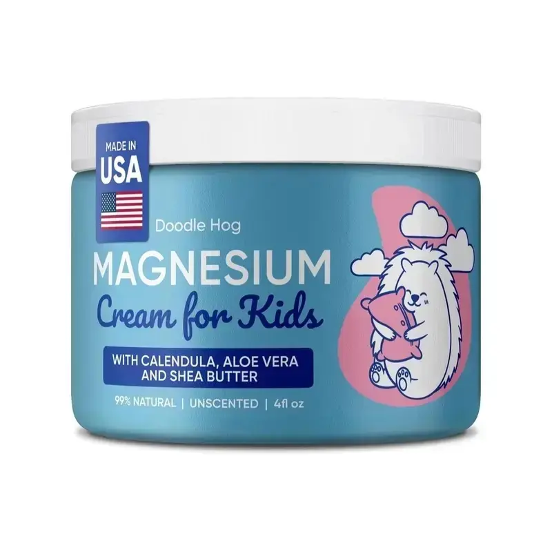 Magnesium Cream Moisturizer - Gentle Soothing Blend with Calendula, Aloe Vera, and Shea Butter for Relaxation and Sleep Support, Moisturizers