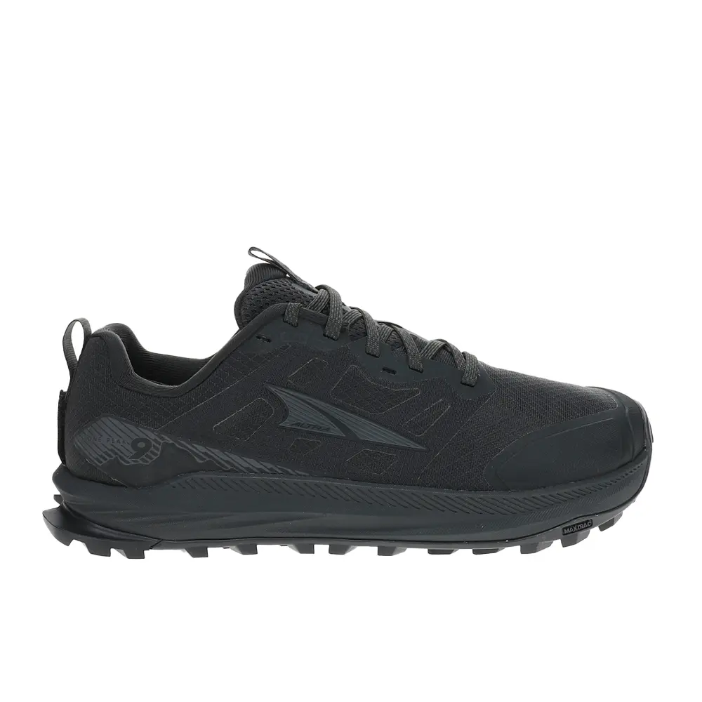 Altra Mens Lone Peak 9 Trail Running Sneakers Shoes - Black Altra Mens Lone Peak 9 Trail Running Sneakers Shoes - Black