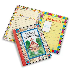 Deluxe School Memories Keepsake Photo Album Scrapbook from Preschool Through 12th Grade