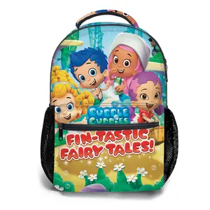 Bubble-Guppies-Backpacks for Girls, Cute School Backpack for Girls Boys, Aesthetic Bookbag for Teens, Lightweight Classic Backpack for Travel, Work, Picnic A-30