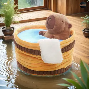 Super Soft Capybara Bath Tub Plush Toy, Perfect Holiday Gift for Friends, Cozy & Cuddly Stuffed Animal, Ideal for Kids & Adults