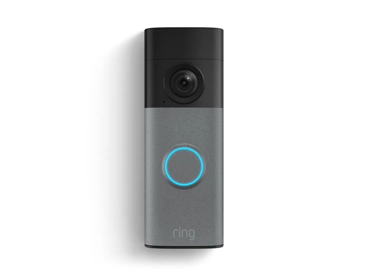 Ring Battery Doorbell (Newest Model), Video Doorbell Camera, Retinal 2K HDR, 6x Enhanced Zoom, Two-Way Talk, Motion Alerts, Speckled Gray